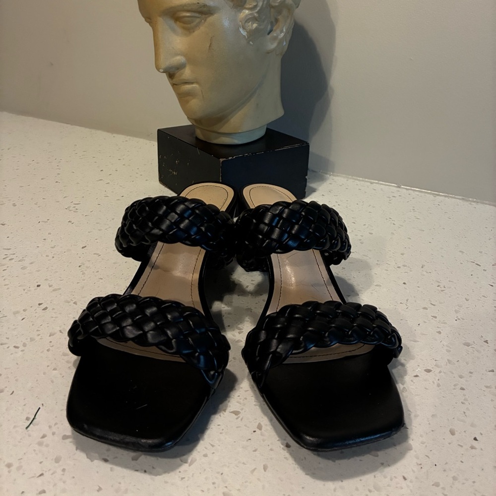 SHEIN Black Braided Women's Sandals
